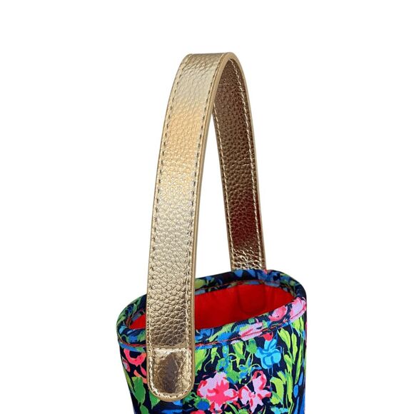 LILLY PULITZER Insulated Wine Neoprene Bag Bottle Holder Sleeve NEW - Picture 4 of 6